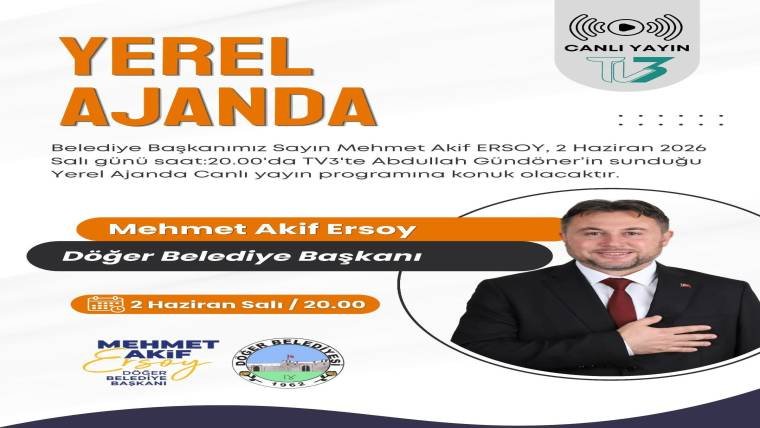 Belediye Başkanımız TV3 Canlı Yayınında